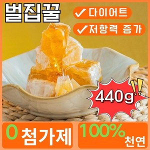 100% 천연 벌집꿀 벌꿀집 벌집 네이처 허니비 벌꿀집 꿀 건강 간식, 2박스, 220g