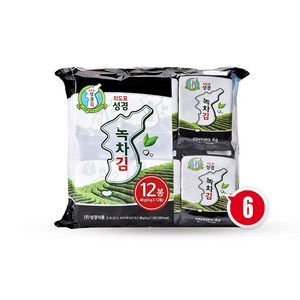 지도표 성경 녹차김, 4g, 72개