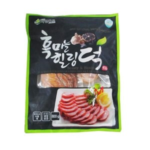 자연푸드 흑마늘 힐링덕 오리훈제슬라이스 800g 1개