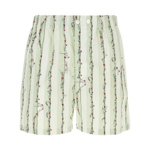 보테가 베네타 프린트 포플린 버뮤다 쇼츠