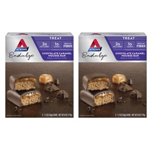 앳킨스 초콜릿 캐러멜 무스 바 5개입, 170g, 2개