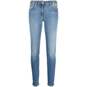 베르사체 메두사 헤드 모티프 로우라이즈 스키니 진, 블루계열, 27(KR 69)