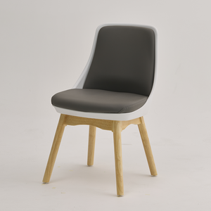 피치트렌디 친환경 실리콘 비보 식탁 의자 인테리어 테이블 디자인 원목 다이닝 체어, 1개, 그레이 우드