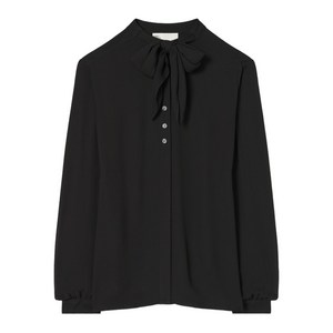 토리 버치 보우 조젯 블라우스, 블랙계열, US 4(KR S/M)
