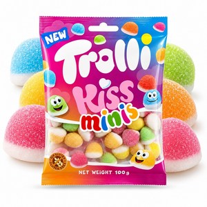 트롤리 키스미니스 젤리, 100g, 16개