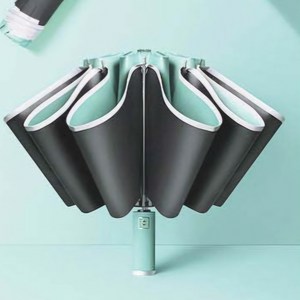 1+1 거꾸로 3단 자동우산 튼튼한 UV차단 3단 자동 우산 자외선 차단 양산겸용