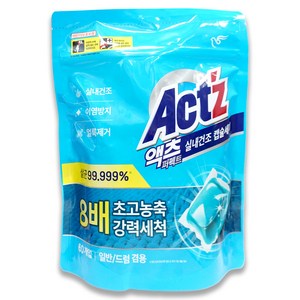 액츠 퍼펙트 실내건조 캡슐세제, 60개입, 1개