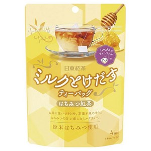 닛토홍차 우유가 우러나는 밀크티 티백 꿀홍차, 7.2g, 4개입