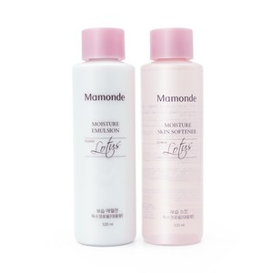 마몽드 모이스처 스킨 소프너 320ml + 모이스처 에멀젼 320ml 세트, 2개