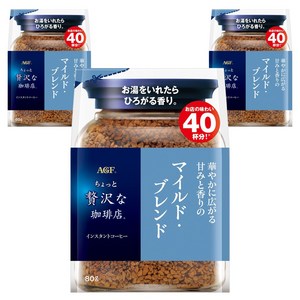 조금호화로운커피숍 마일드 블렌드 봉투 패키지, 80g, 3개