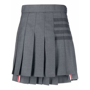 톰 브라운 4 바 플리츠 미니 스커트, 그레이계열, Italy 42(KR 66)