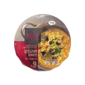 더미식 장인라면 담백한맛 컵 106g, 12개