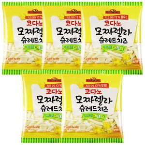 코다노 모짜렐라 슈레드치즈, 27g, 5개