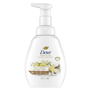 도브 어드밴스드 케어 포밍 핸드 워시 웜 바닐라 & 슈가 케인