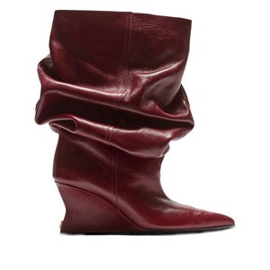 발망 웨지 앵클 부츠, Europe 36(KR 230), 레드계열