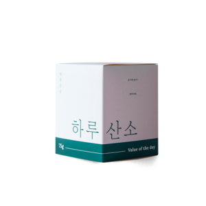 하루산소L 5개월 가정용 산소발생기 고체산소 공기정화 산소한그루 산소캔 휴대용 차량용