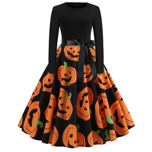 호박 원피스 할로윈 코스프레 파티복 드레스 Halloween Dress