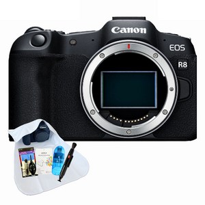 포토리뷰이벤트 캐논 EOS R8 BODY + 악세사리 5종 패키지 / 액정보호필름+융+청소도구+리더기+렌즈펜 _WJK