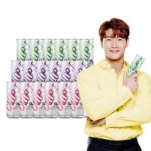 칼로바이 프로틴 스파클링 3종 18개입 혼합세트 단백질 보충제 무설탕 탄산음료 레몬라임 6캔+포도 6캔+핑크자몽 6캔