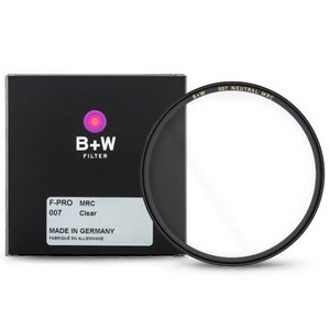 슈나이더크로이츠나흐 B+W F-PRO 007 MRC CLEAR 필터 77mm, 1개