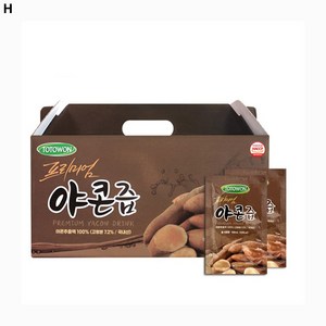 강원식품 프리미엄 야콘즙 100mL x 30포, 본상품선택, 30개