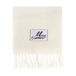 마르니 로고 패치 스카프