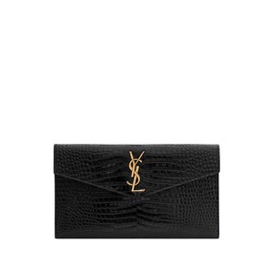 생로랑 언더와이어 크로커다일 엠보스드 클러치