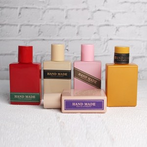 향수용기 유리스프레이용기 - 컬러사각 30ml, 머스타드, 1개