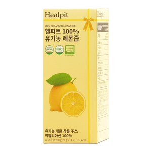 헬피트 유기농 레몬수 NFC 착즙 스틱 레몬즙, 280g, 1개