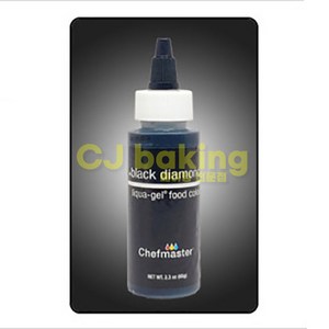 cjbaking 쉐프마스터 블랙다이아몬드 식용색소 2.3oz, 65g, 1개