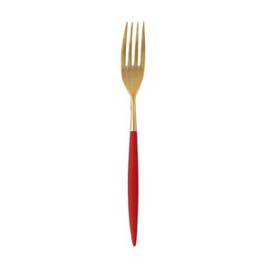 까사무띠 아모르 커트러리 [24k골드] 레드 8종, 골드헤드_레드, 1개