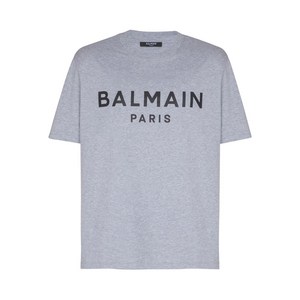 발망 프린트 코튼 티셔츠, 그레이계열, Standard M(KR 105)