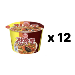 오뚜기 진짬뽕 컵라면 115g, 12개