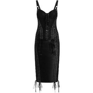 돌체앤가바나 패널 미디 드레스