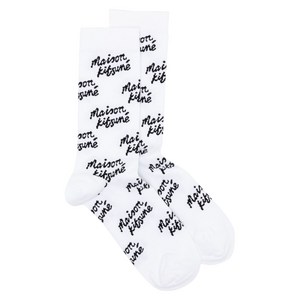 메종키츠네 모노그램 니트 양말
