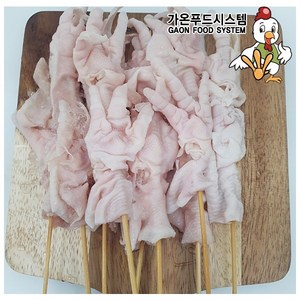 국내산무염 무뼈닭발꼬치, 200g, 1개