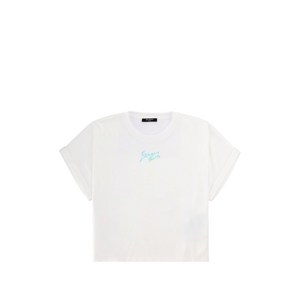 발망 롤업 소매 티셔츠, 화이트계열, Standard XS(KR 100)