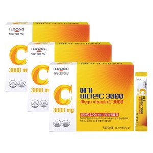 ILDONG 메가 비타민C 3000mg 고함량 순수 비타민C 100% (3개월분)
