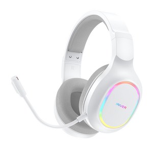 아이리버 어쌤블 WGH5 노이즈캔슬링 가상 7.1채널 무선 게이밍 블루투스 헤드셋 ver5.4 초경량 RGB 서라운드 착탈식마이크 PS5 XBOX 닌텐도 스마트폰