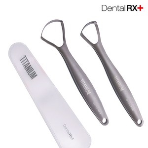 [2개세트] 덴탈RX 반영구 티타늄 혀클리너 백태 설태 제거, 1개, 1ml