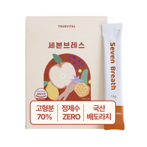 트루바이탈 세븐브레스 배도라지즙 스틱, 390g, 1개