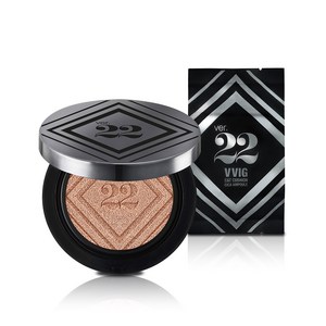 조성아22 씨앤티 시카 앰플 대왕쿠션 파운데이션 SPF50+ PA++++ 25g + 리필 25g, 1호라이트베이지, 1개