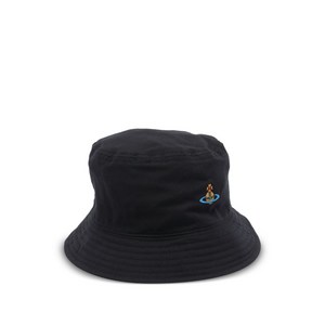 비비안웨스트우드 구체 자수 버킷 햇, L(KR 620), 블랙계열