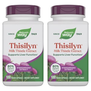 네이쳐스웨이 시슬린 리버 서포트 포뮬러 베지테리안 캡슐, 100정, 2개