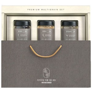 굿씨드 프리미엄 3종 혼합 잡곡 선물세트 (찰흑미/찰현미/검정보리), 1개