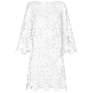돌체앤가바나 미니 자수 메시 드레스, 화이트계열, Italy 42(KR 55)
