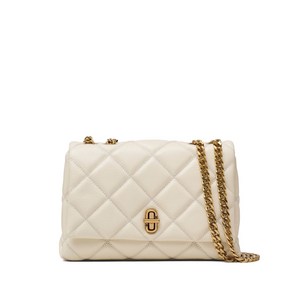 마크제이콥스 슬림 퀼팅 듀얼 체인 레더 숄더 백