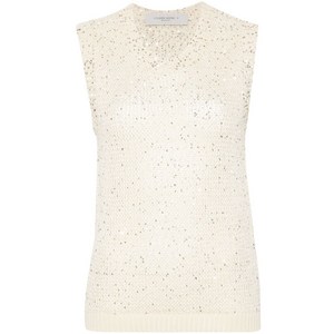 골든 구스 시퀸 니트 탑, 베이지계열, Standard M(KR 66)