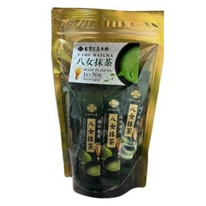 Koga Tea Manufacturing Co. Ltd. 야메 말차 스틱 달지 않은 타입, 30g, 30개입, 1개