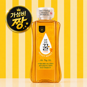 달콤달콤 꿀 사양벌꿀, 1kg, 1개